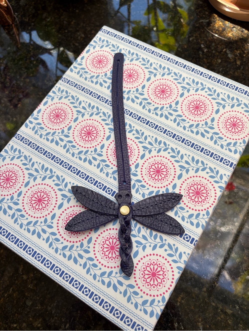 Portland Leather Cobalt Dragonfly Tassel 🦄